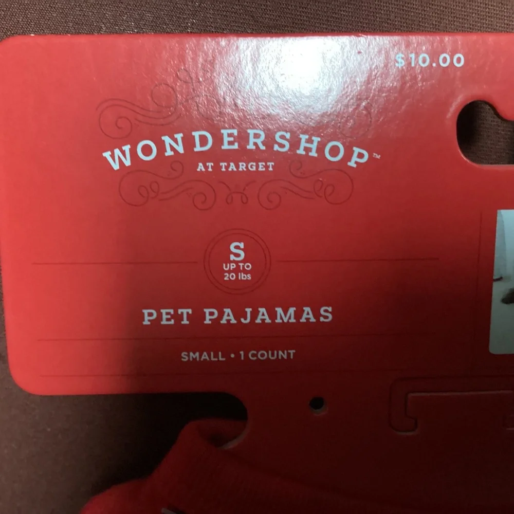 Wondershop at Target Pet Pajamas New with Tag Size Small